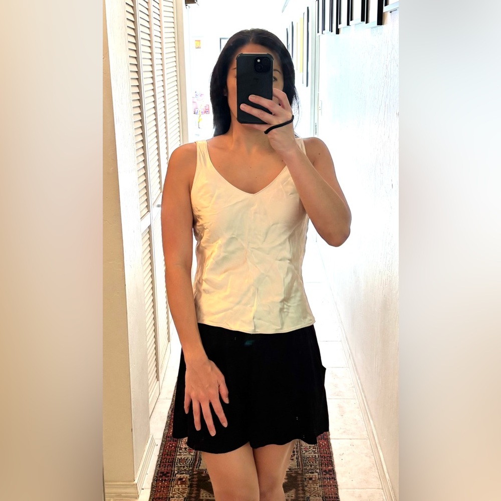 Elegant Satin Sleeveless Top